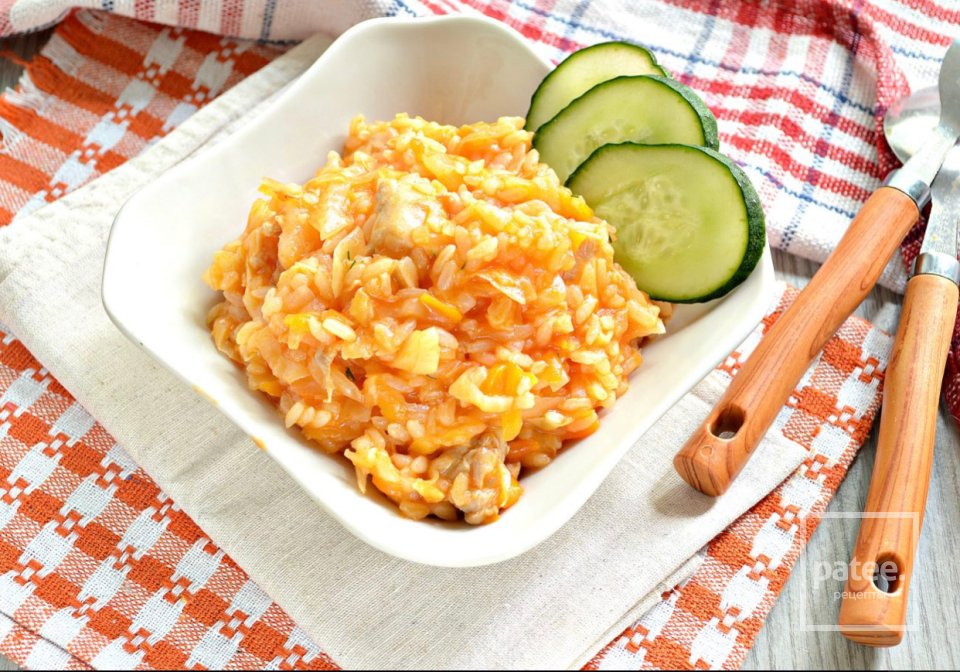 Капуста тушеная с рисом и курицей 🍗 - Шаг 1