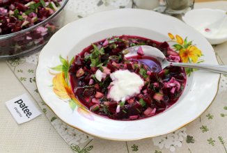 Холодный свекольник без мяса