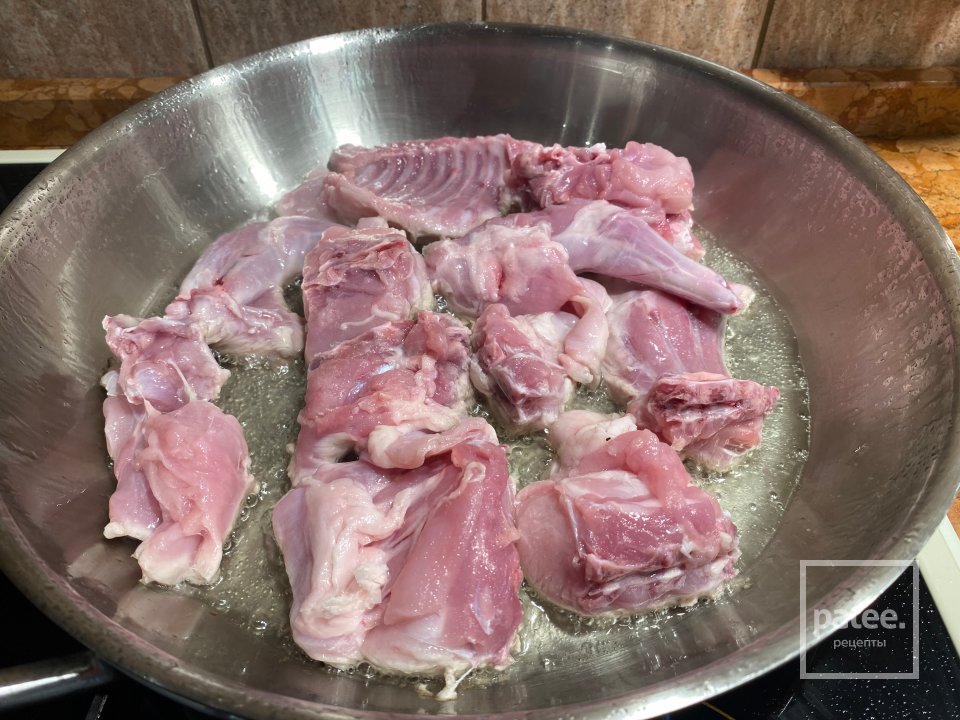 Овощной суп из кролика с полбой - Шаг 2