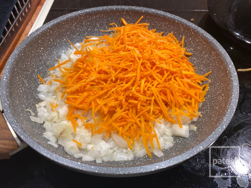 Овощной суп из кролика с полбой - Шаг 8