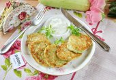 Оладьи кабачковые на кефире