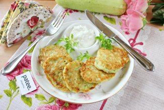 Оладьи кабачковые на кефире