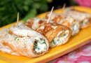«Бризоль» из курицы с творогом, чесноком и свежей зеленью 🥬