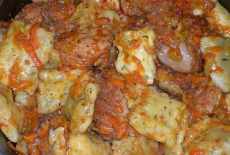 Галушки с курицей 🍗