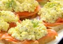 Бутерброды с семгой и яичным салатом 🥪