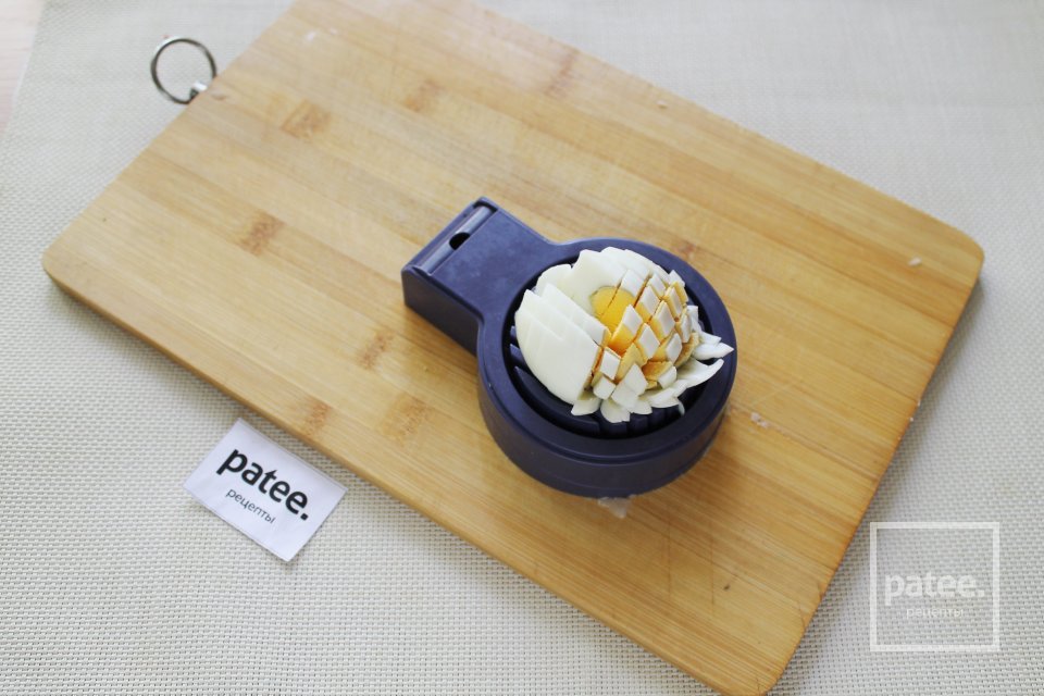 Окрошка на квасе с квашеной капустой - Шаг 3