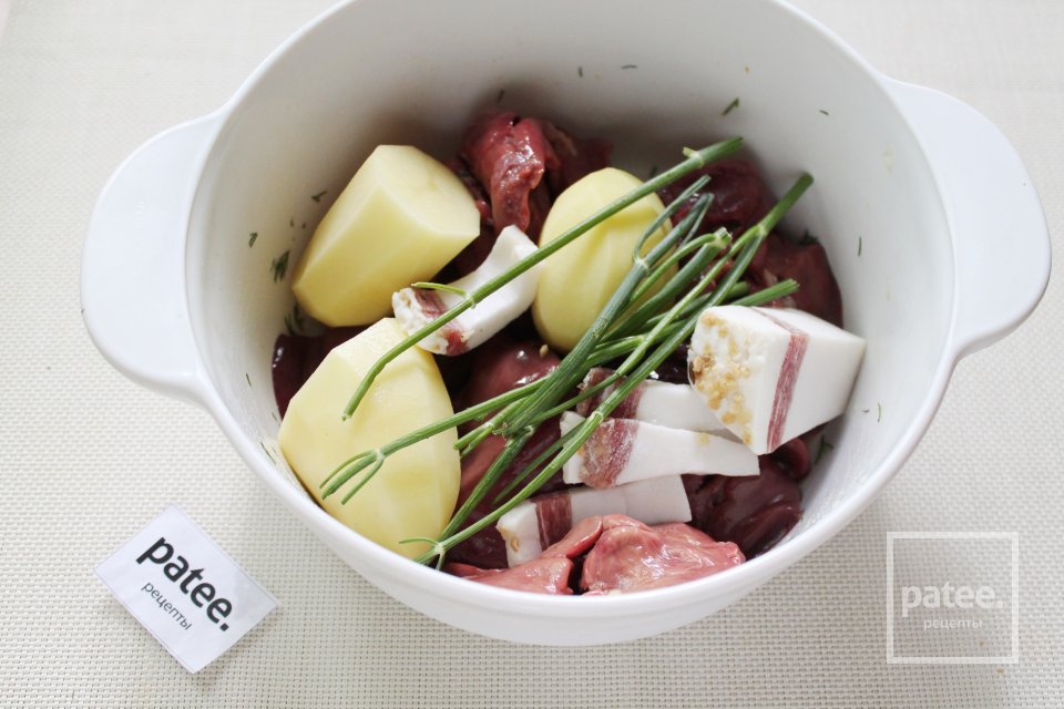 Печеночный паштет с  оливками и чесноком - Шаг 6