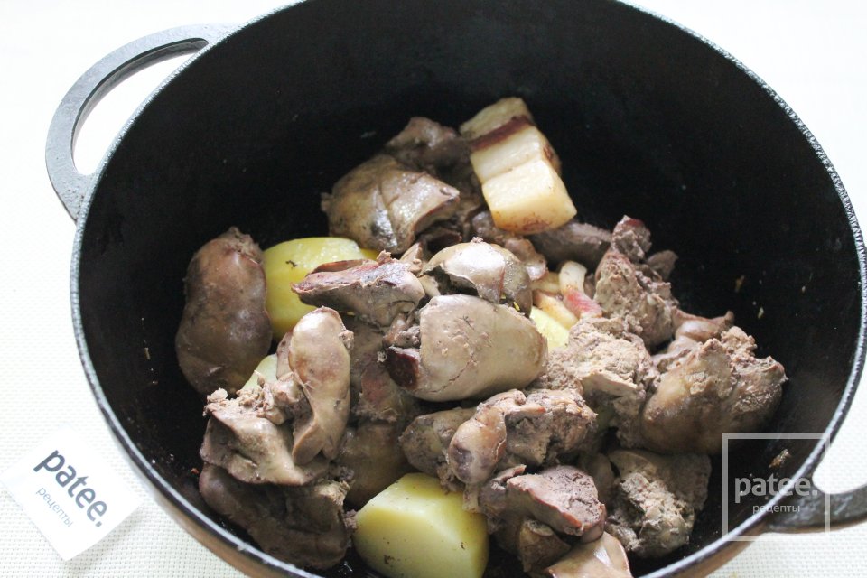 Печеночный паштет с  оливками и чесноком - Шаг 7