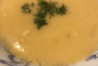 Суп-пюре из сельдерея и картофеля