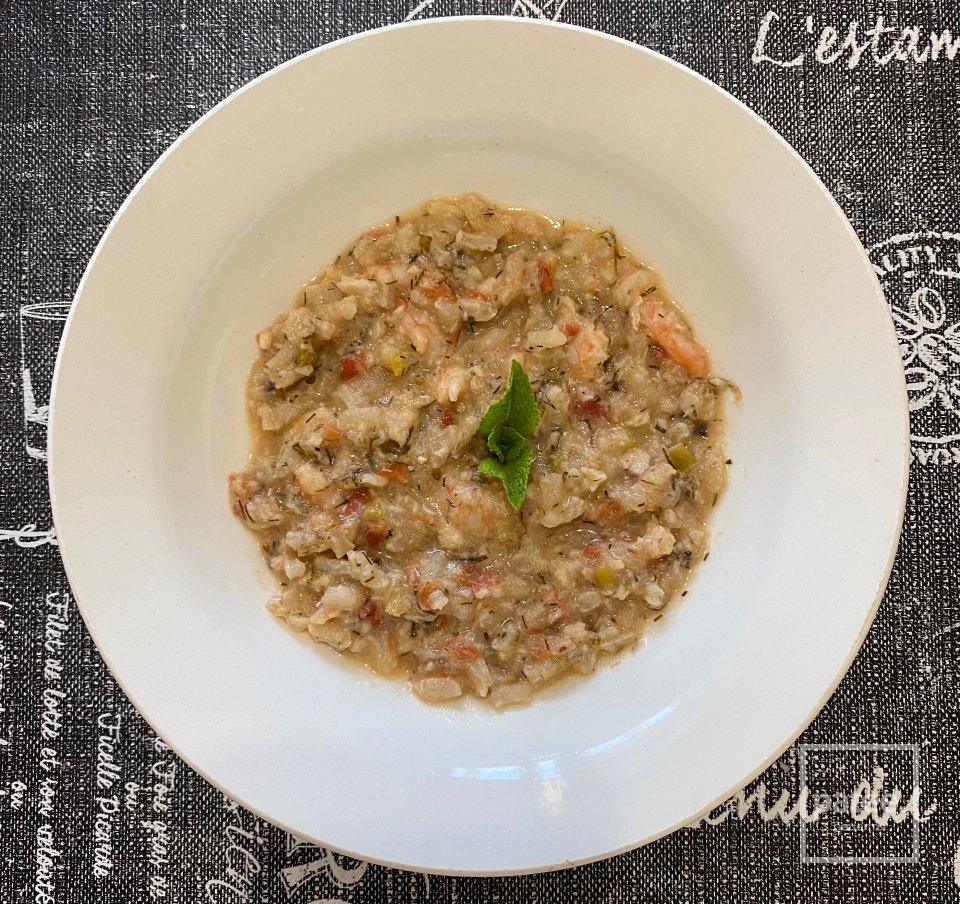 Ризотто с рыбой (сырок) - Шаг 5