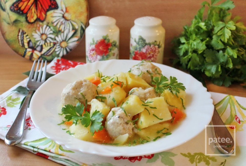 Тефтели из свинины с картофелем - Шаг 15