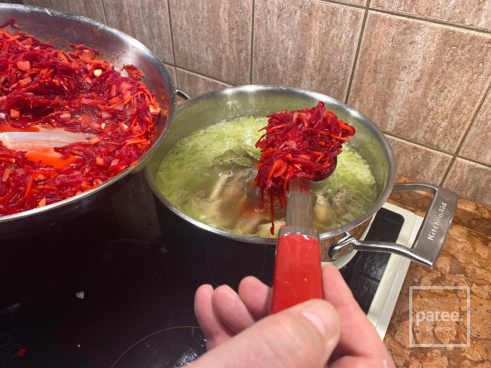 Борщ из утки с черносливом - Шаг 11