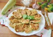 Кабачковые оладьи с фетой