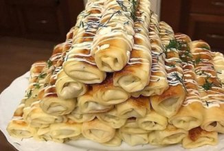 Тонкие блинчики с начинкой!