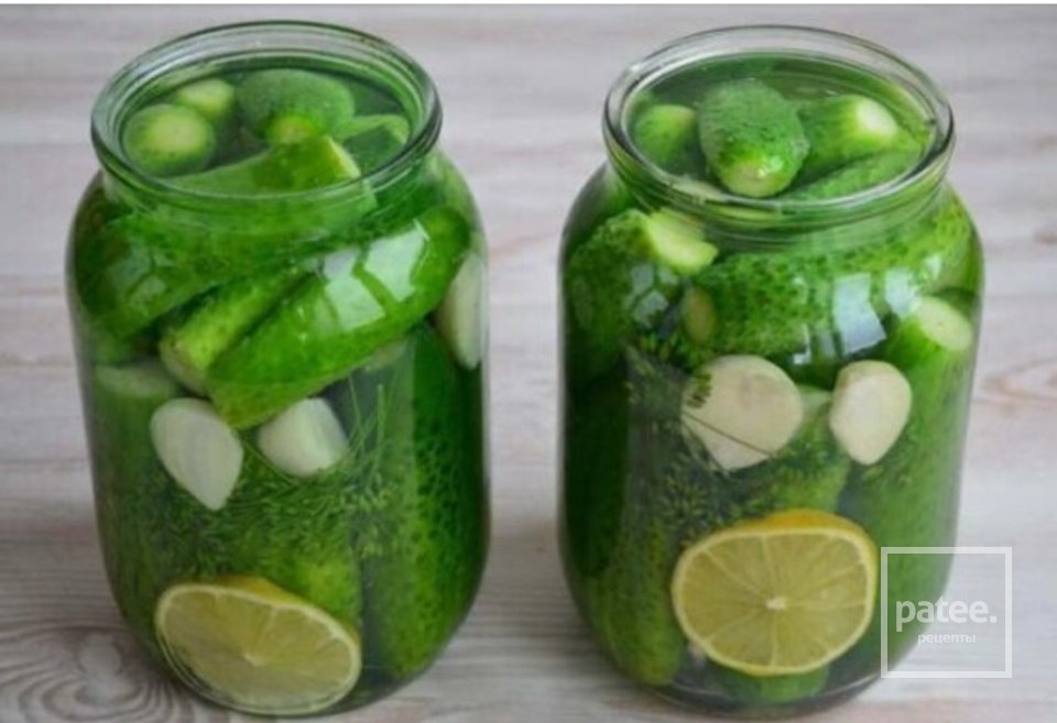 Консервированные огурцы с лимоном - Шаг 1