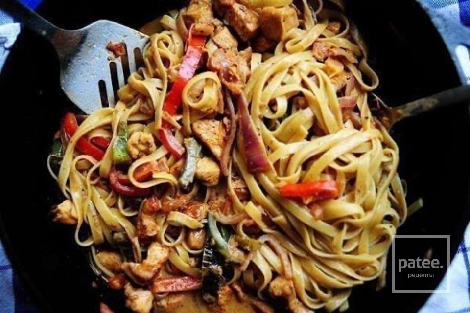 Острая паста с курицей 🌶 - Шаг 1