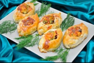 Лодочки из слоенного теста 👍🏼