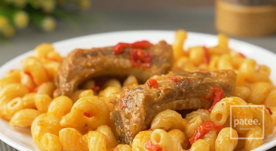 Аппетитные макароны с ребрышками 🍝 - Шаг 1