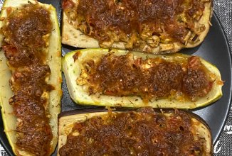 Овощные лодочки