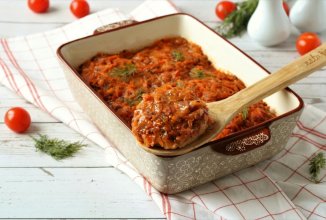 Биточки из фарша в духовке с подливой 👍🏼