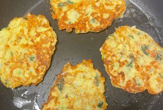 Кабачковые оладьи