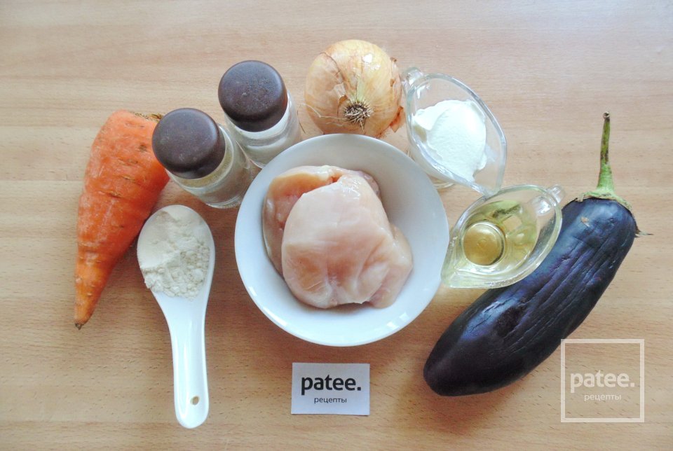 Подливка из куриного филе с овощами - Шаг 1