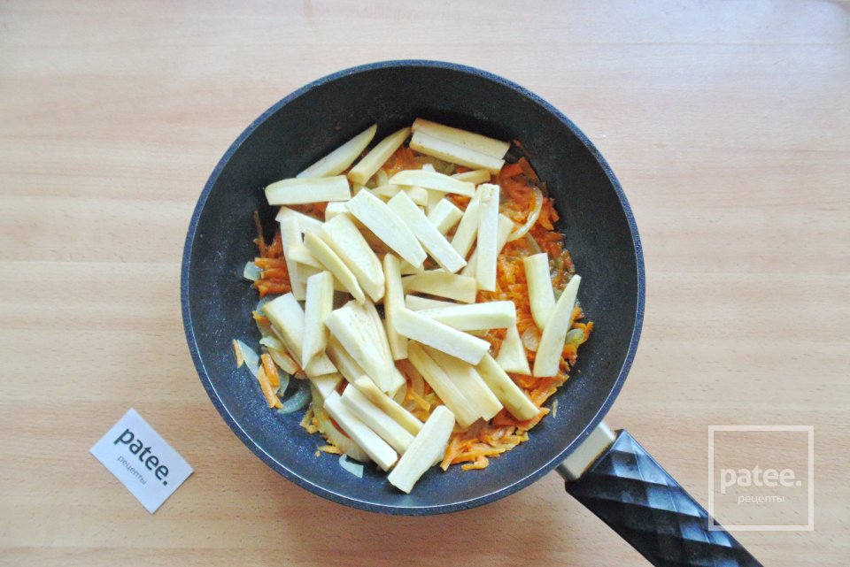 Подливка из куриного филе с овощами - Шаг 6