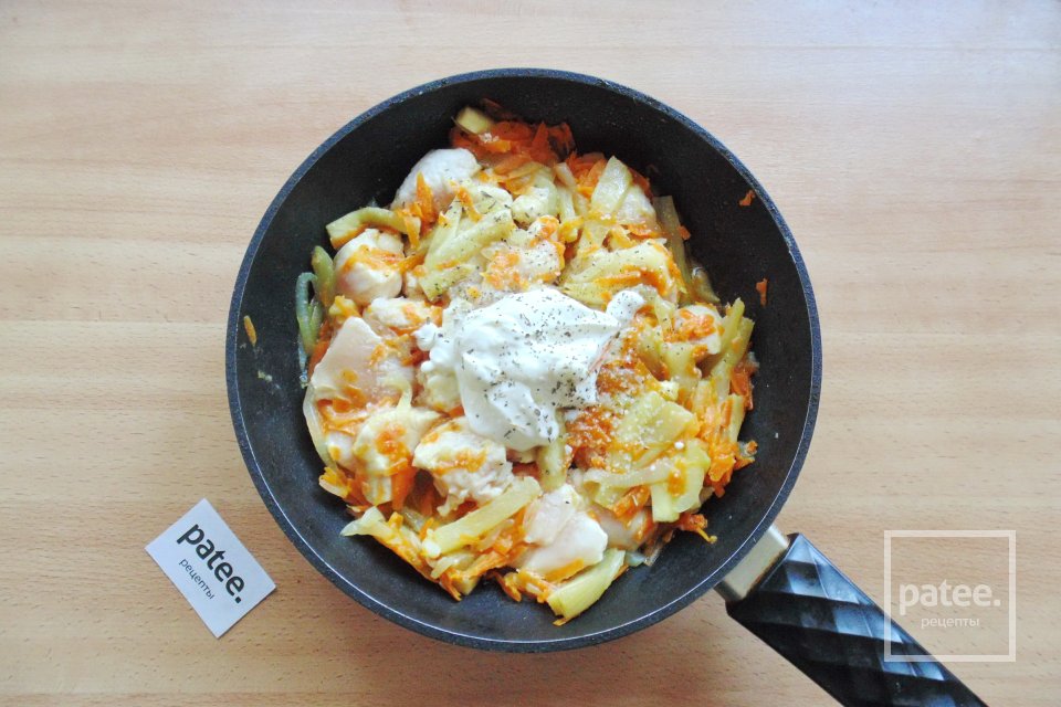 Подливка из куриного филе с овощами - Шаг 11