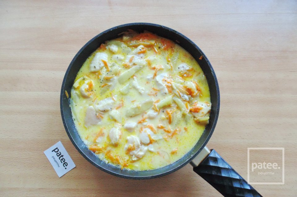 Подливка из куриного филе с овощами - Шаг 12