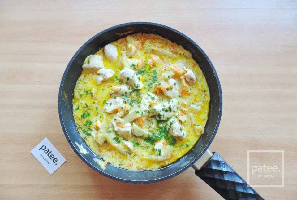 Подливка из куриного филе с овощами - Шаг 14