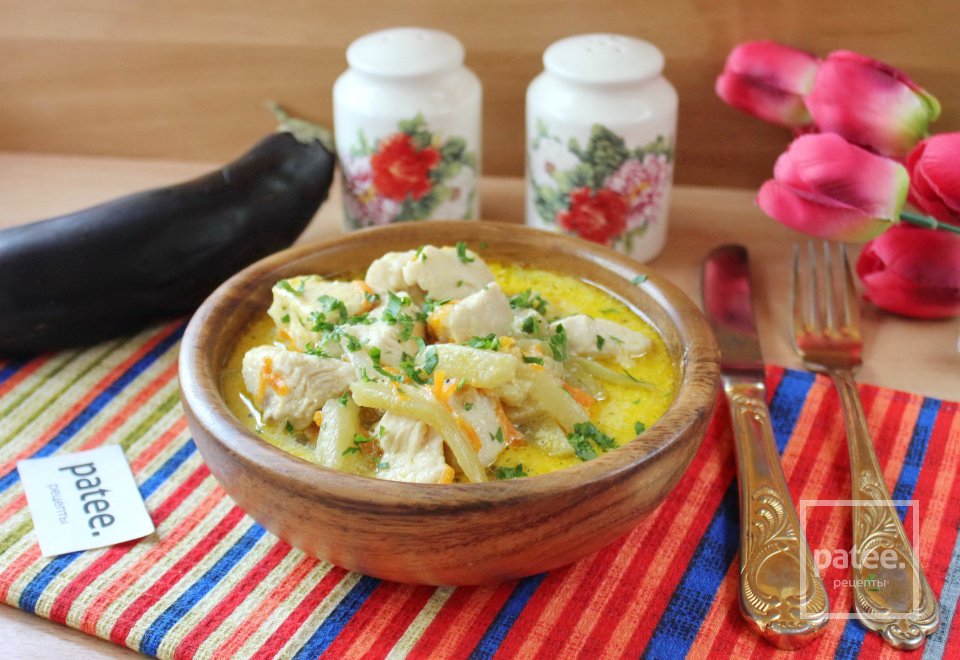 Подливка из куриного филе с овощами - Шаг 15