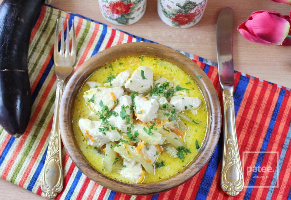 Подливка из куриного филе с овощами - Шаг 16