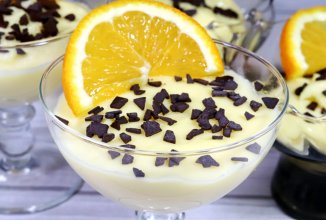 Апельсиновый десерт без желатина