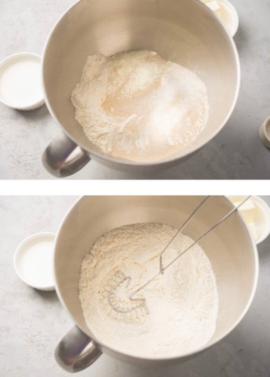 Хоккайдо - японский молочный хлеб - Шаг 1