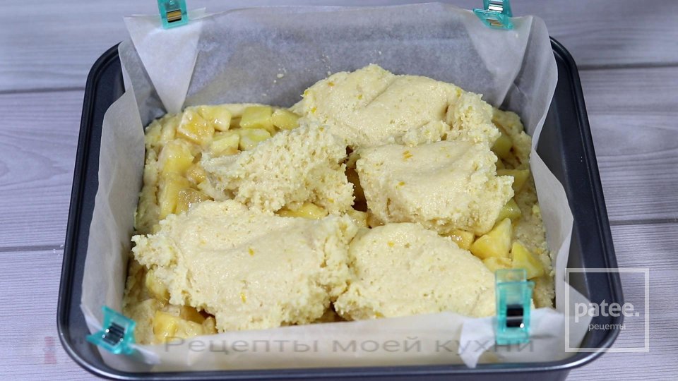 Творожный пирог с персиками - Шаг 7