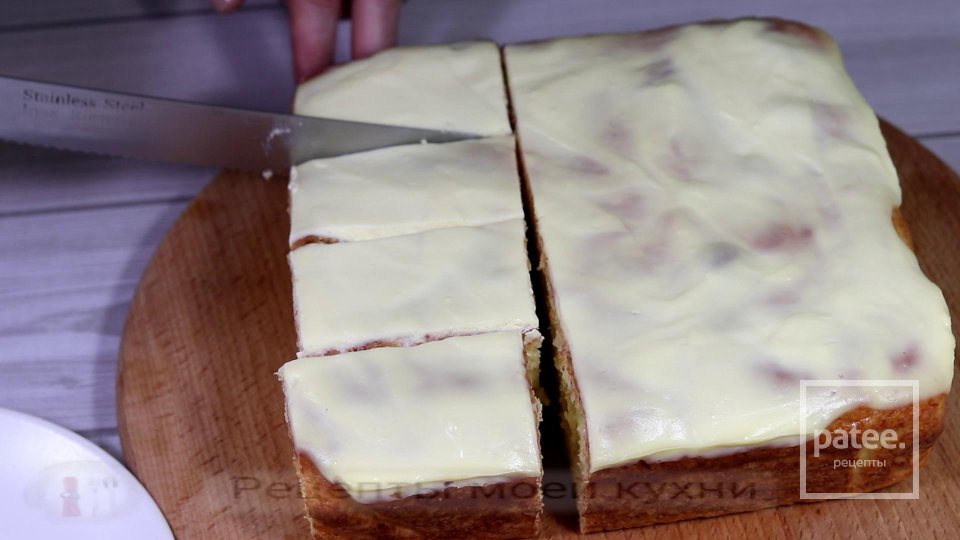 Творожный пирог с персиками - Шаг 12