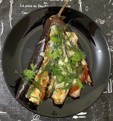 Веер из баклажана 🍆 - Шаг 12