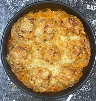 Гнезда с фаршем - Шаг 7