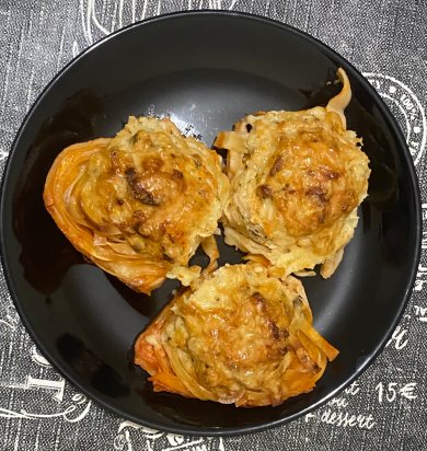 Гнезда с фаршем - Шаг 8