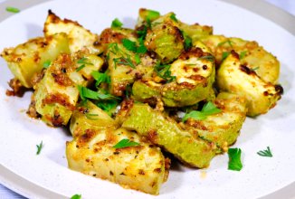 Запеченные кабачки в духовке со специями