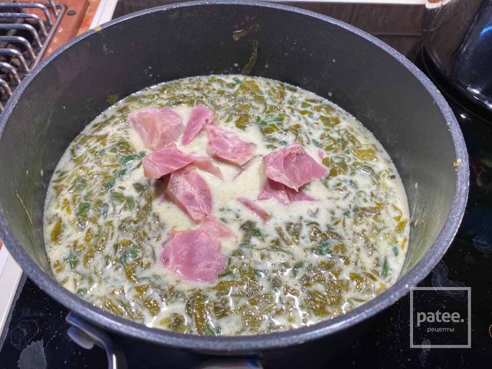 Зелёные щи из щавеля со шпинатом - Шаг 9