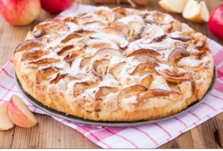 Шарлотка с яблоками, черникой и для других ягод один и тот же рецепт