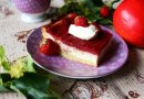 Пирог с клубникой и творогом