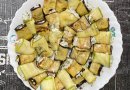 Рулетики из баклажана с сыром