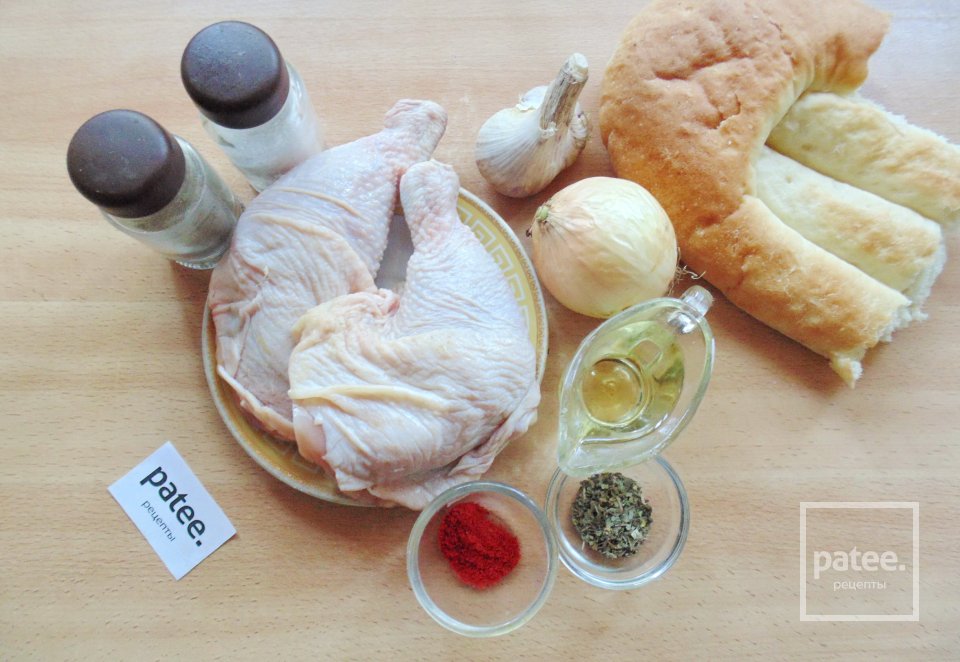 Курица на лаваше в духовке - Шаг 1