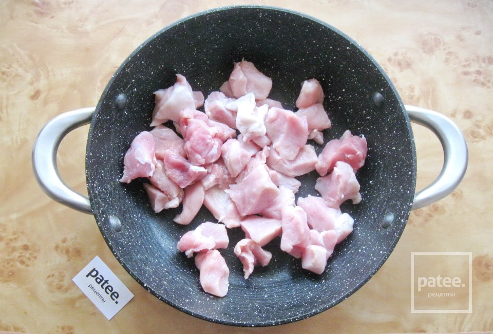 Свинина с баклажаном и кабачком - Шаг 2