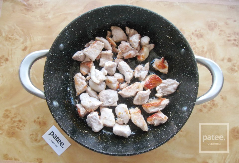 Свинина с баклажаном и кабачком - Шаг 3