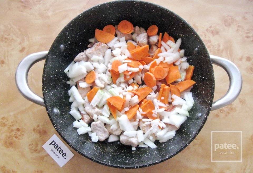 Свинина с баклажаном и кабачком - Шаг 4