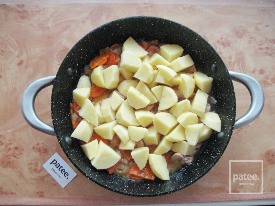 Свинина с баклажаном и кабачком - Шаг 8