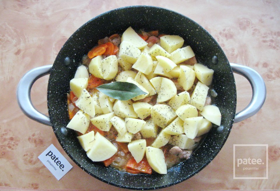 Свинина с баклажаном и кабачком - Шаг 9